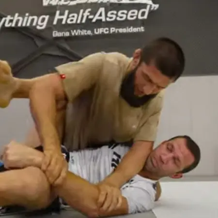 Video: Khamzat Chimaev and Luke Rockhold Throw Down In BJJ Match