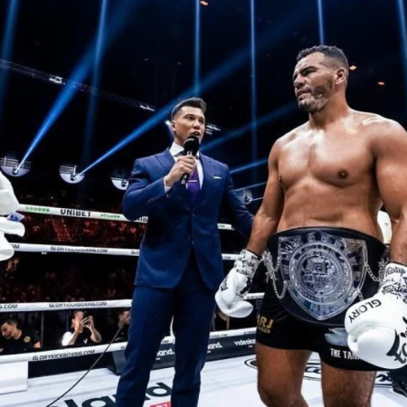 Tarik Khbabez wins close decision to retain title in five round war against Donegi Abena