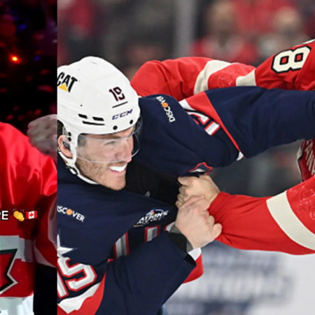 UFC Legend Georges St-Pierre Provokes a Night of Fights at Hockey’s 4 Nations Face-Off